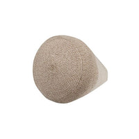 medium mushroom basket neutral cream decor