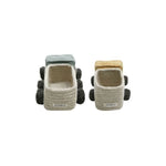 play mini truck baskets green yellow toy decor