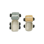 play mini truck baskets green yellow toy decor