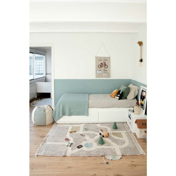 play rug gray accessories washable fringe