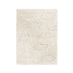 neutral rug cloud patterned washable