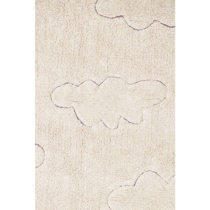 neutral rug cloud patterned washable