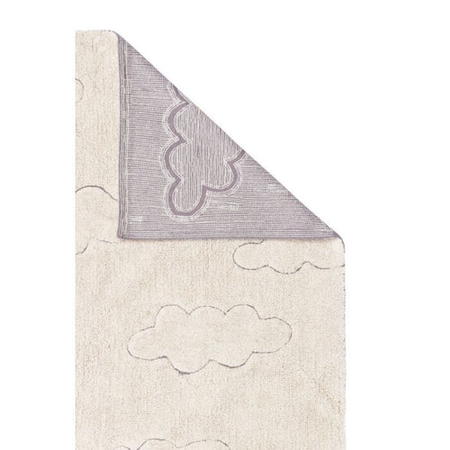neutral rug cloud patterned washable