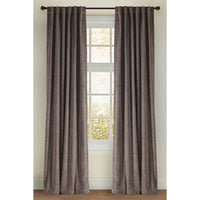 Curtain Panel - Camden - Ash Gray Velvet (size + treatment options)