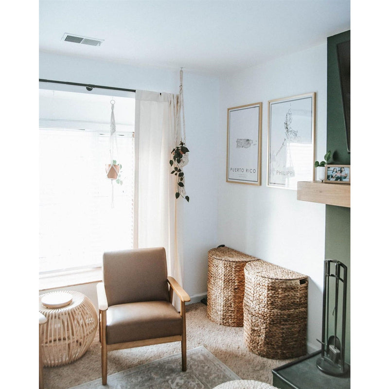 Curtain Panel - Camden - Ivory Velvet (size + treatment options)