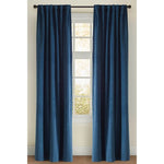 curtain panel luxury navy velvet drapes