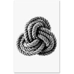 large rope photography art framed oversized coastal knot