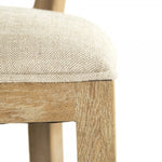 Contemporary Counter Stool - Carvell - Straight Upholstered Back