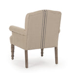 Rana Blue Stripe Arm Chair  - Sand Inspired Home Dï¿½cor