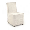 side chair beech polyester cream fabric traditional