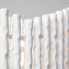 white round chandelier rods twisted plaster