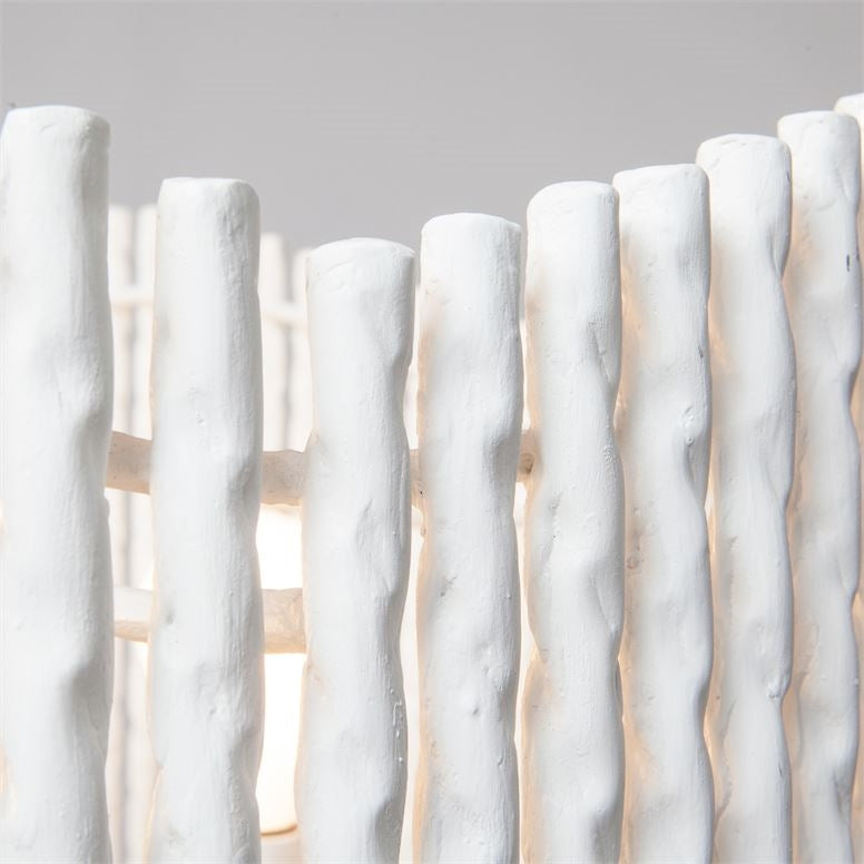 white round chandelier rods twisted plaster