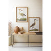 coastal shore birds wall art bamboo frame