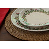 wreath design salad plates