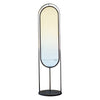 floor mirror oval hooks basket iron
