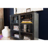 black iron blass apothecary cabinet rustic industrial short