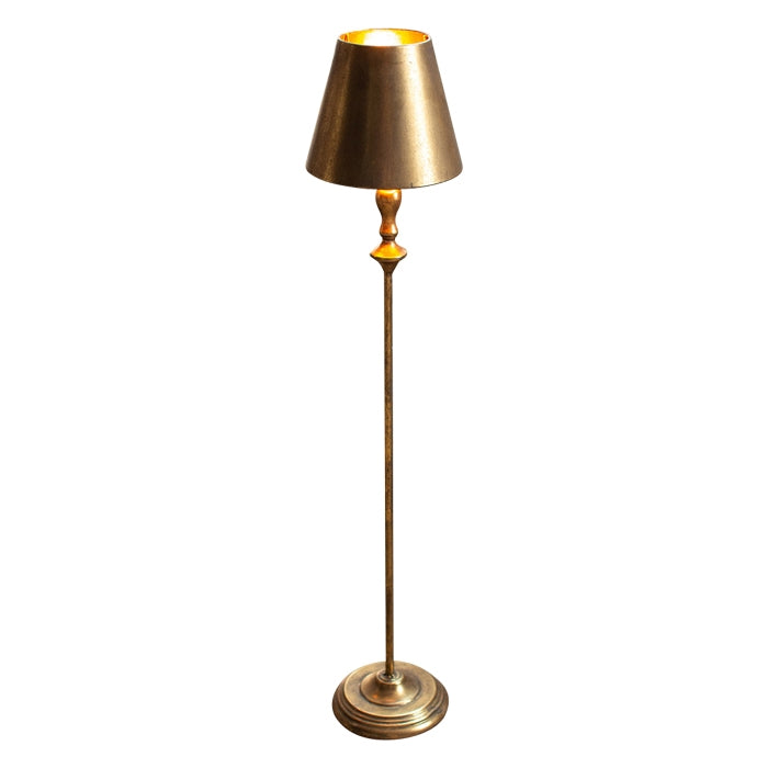 Antique Gold Tall Table Lamp