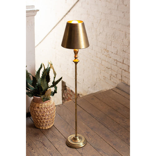 Antique Gold Tall Table Lamp