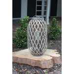 Woven hanging candle holder - 2