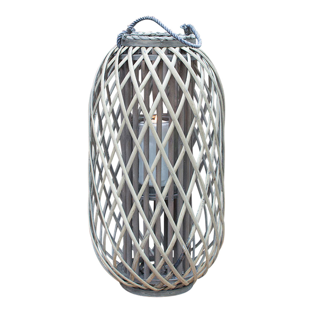 Woven hanging candle holder - 2