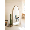 arched wall mirror brass frame
