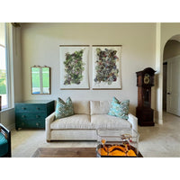 art print multi color hydrangeas paper