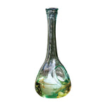 wine decanter high neck ice pocket green