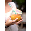 clear recycled clear stemless wine glasses