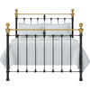 black brass metal bed king queen
