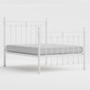 white metal bed queen bed