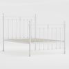 white metal bed queen bed