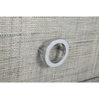 french gray large nightstand raffia mahogany solids