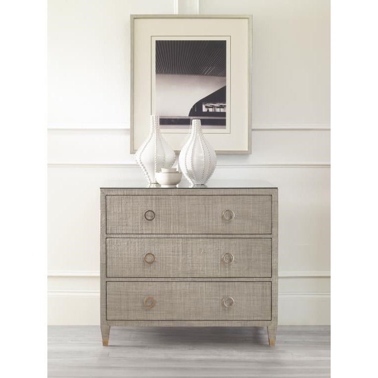 Unique grey color dresser