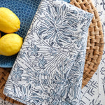 chrysanthemum block printed napkins