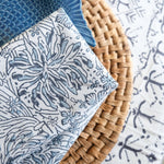 chrysanthemum block printed napkins