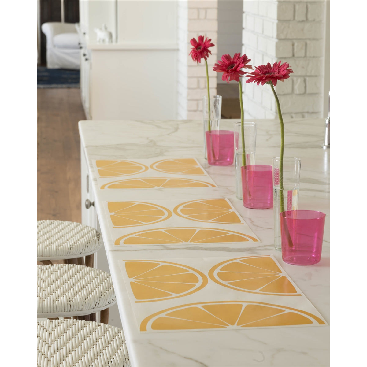 L'orange Citrus Slice Placemat Pad