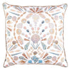 seashell pillow pastel natural linen