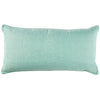 turquoise aqua fish lumbar pillow