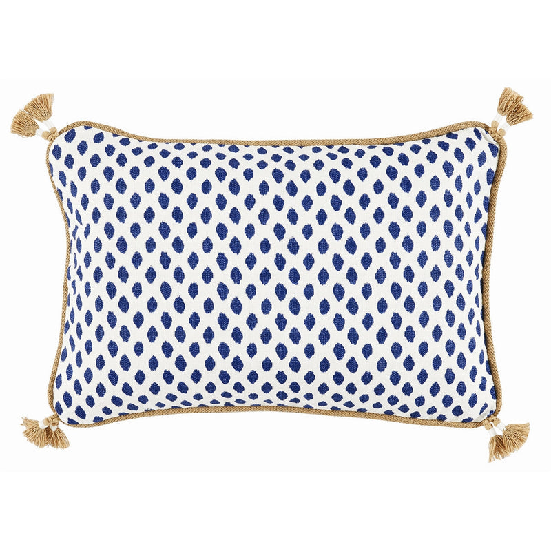 Saraha Midnight Lumbar Pillow - Luxury USA-Made Accents | BSEID