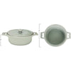 set 2 colors stoneware brie baker wood spreader Oprah's Favorite white gray