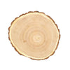 round wood decor serving board display