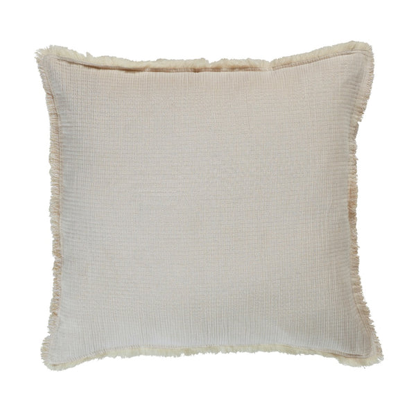 throw blanket cotton textured pearl 
