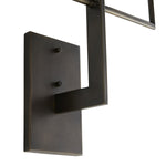 aged bronze double wall sconce