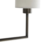 aged bronze double wall sconce
