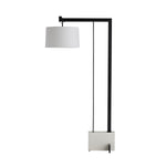 white faux marble black floor lamp