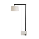 white faux marble black floor lamp