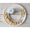 marble white cracker cheese tray neutral