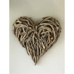 large driftwood heart wall mount sculpture