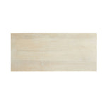 coffee table bench white wash carved wood Parsons