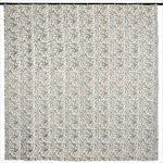 shower curtain block printed patterned neutral